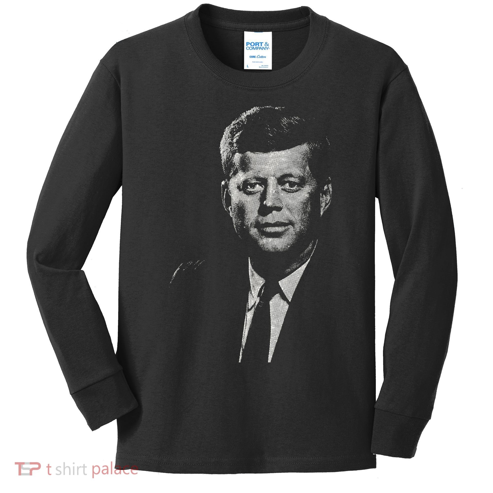 Jfk John F Kennedy Presidential Souvenir President Kids Long Sleeve Shirt