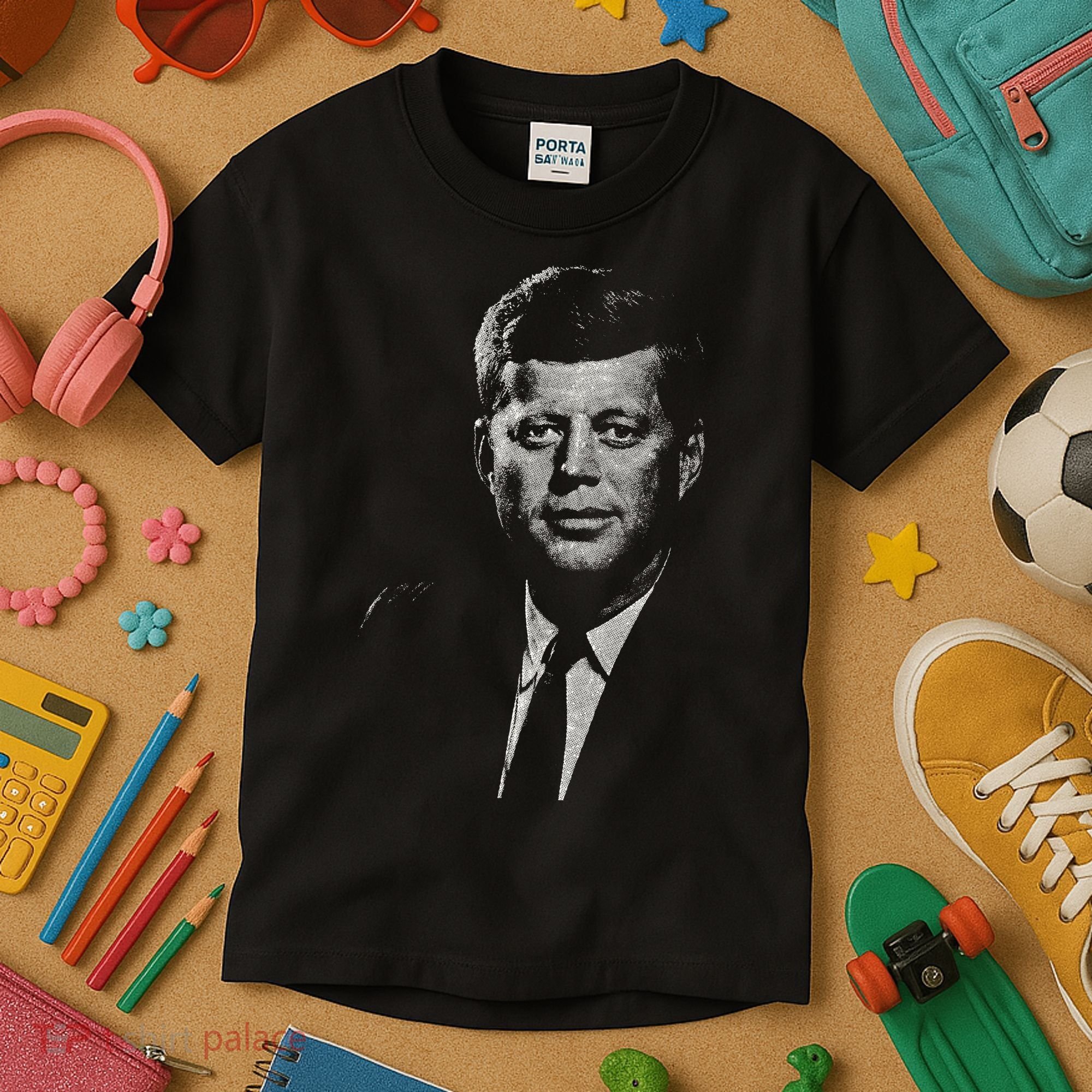 Jfk John F Kennedy Presidential Souvenir President Kids T-Shirt