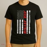 Jiu Jitsu Flag American Jiu Jitsu Bjj T-Shirt thumb 3