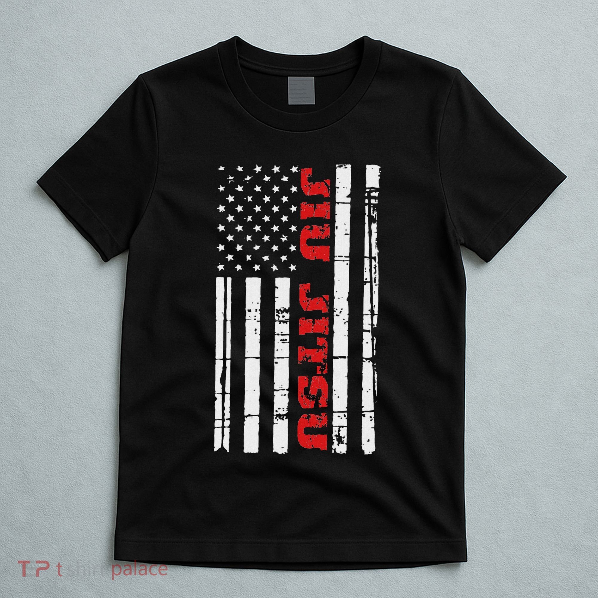Jiu Jitsu Flag American Jiu Jitsu Bjj T-Shirt