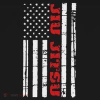 Jiu Jitsu Flag American Jiu Jitsu Bjj Women's Hoodie thumb 2