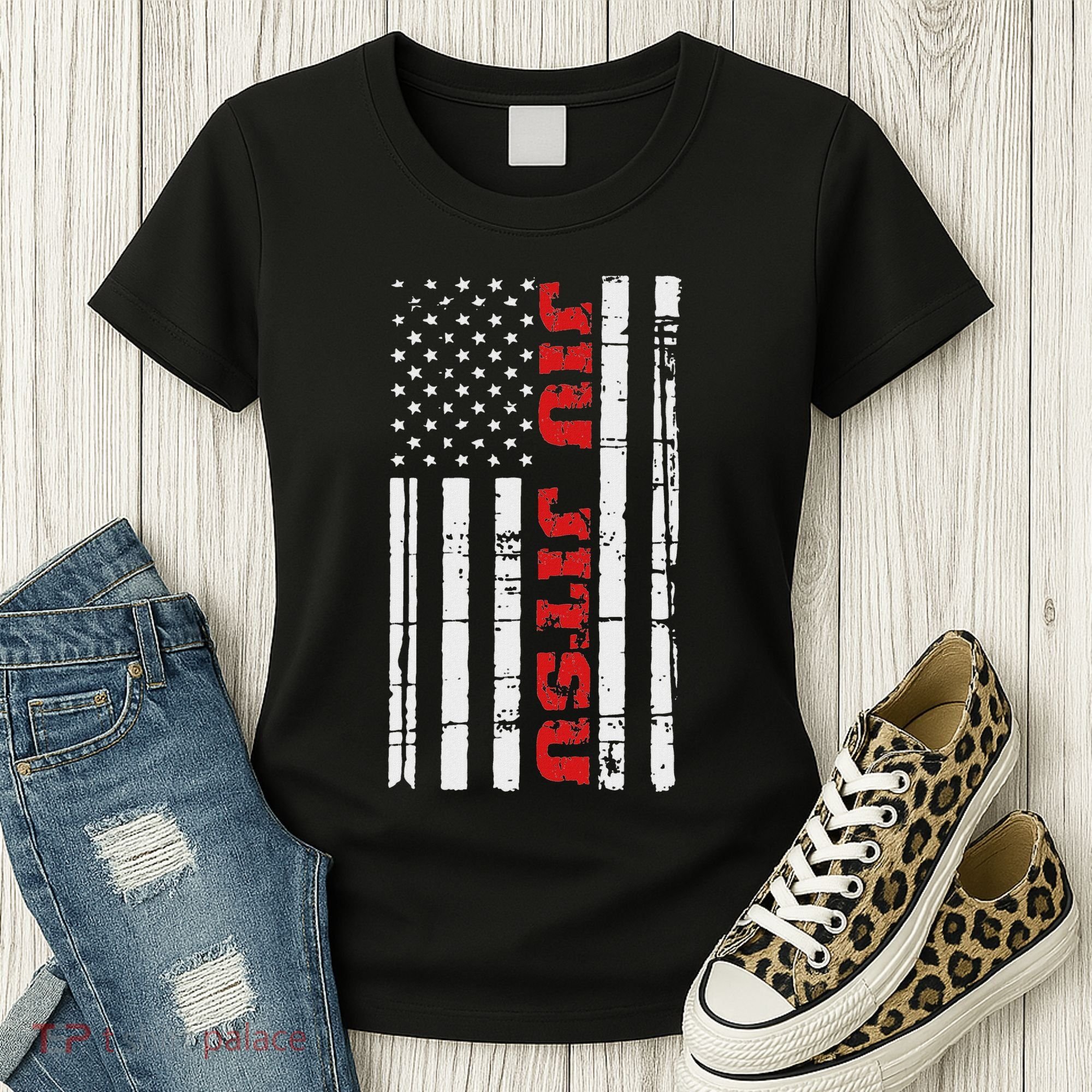 Jiu Jitsu Flag American Jiu Jitsu Bjj Women's T-Shirt