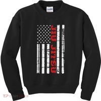 Jiu Jitsu Flag American Jiu Jitsu Bjj Kids Sweatshirt thumb 0
