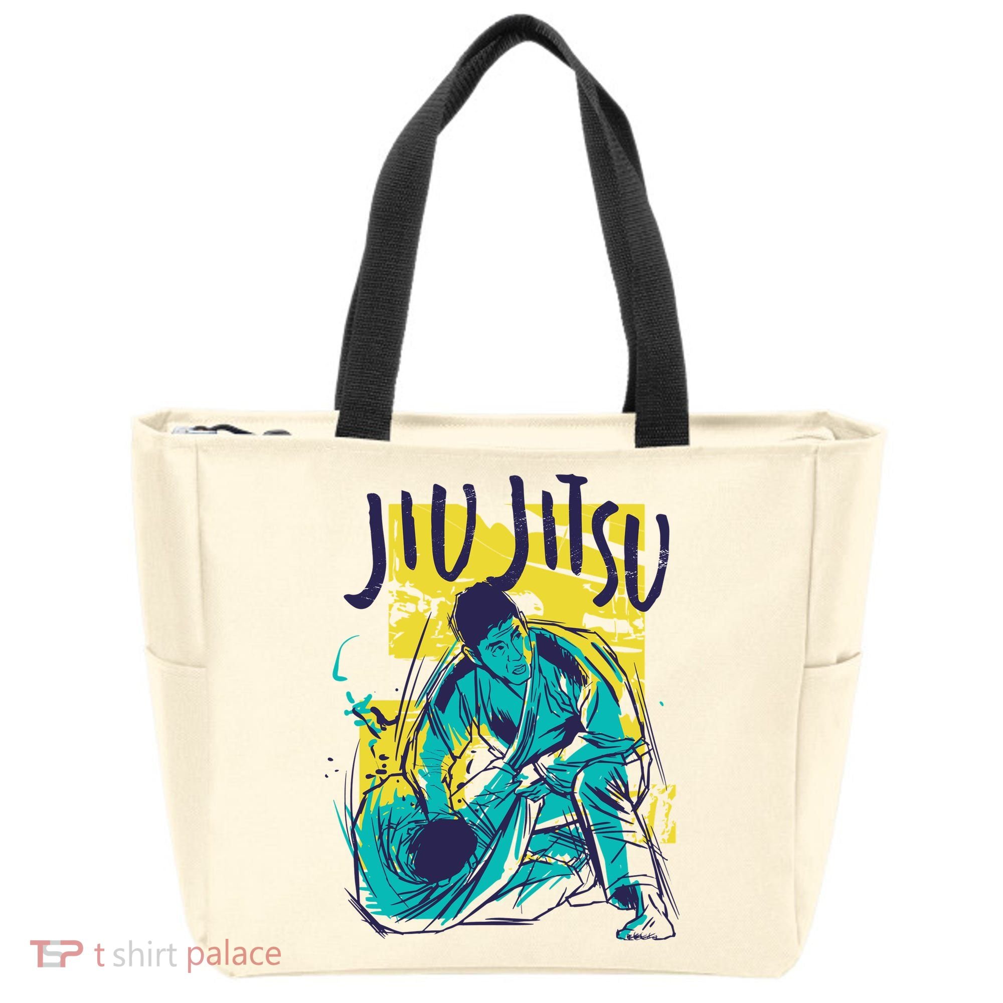 Jiu Jitsu Grunge Tote Bag