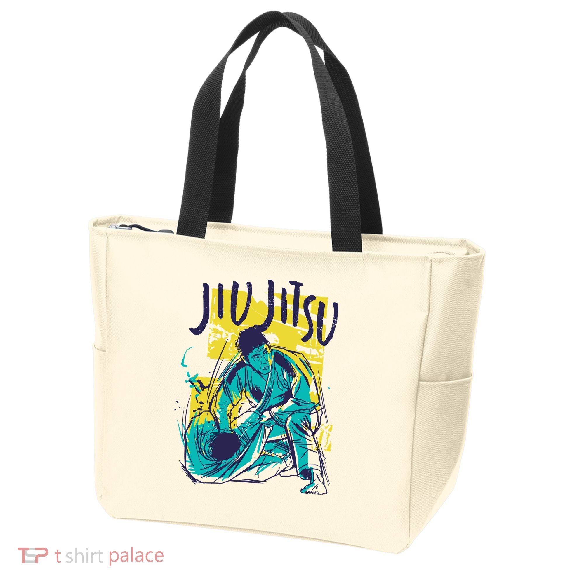 Jiu Jitsu Grunge Tote Bag