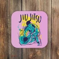 Jiu Jitsu Grunge Coaster thumb 0