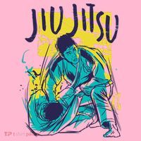 Jiu Jitsu Grunge Coaster thumb 2