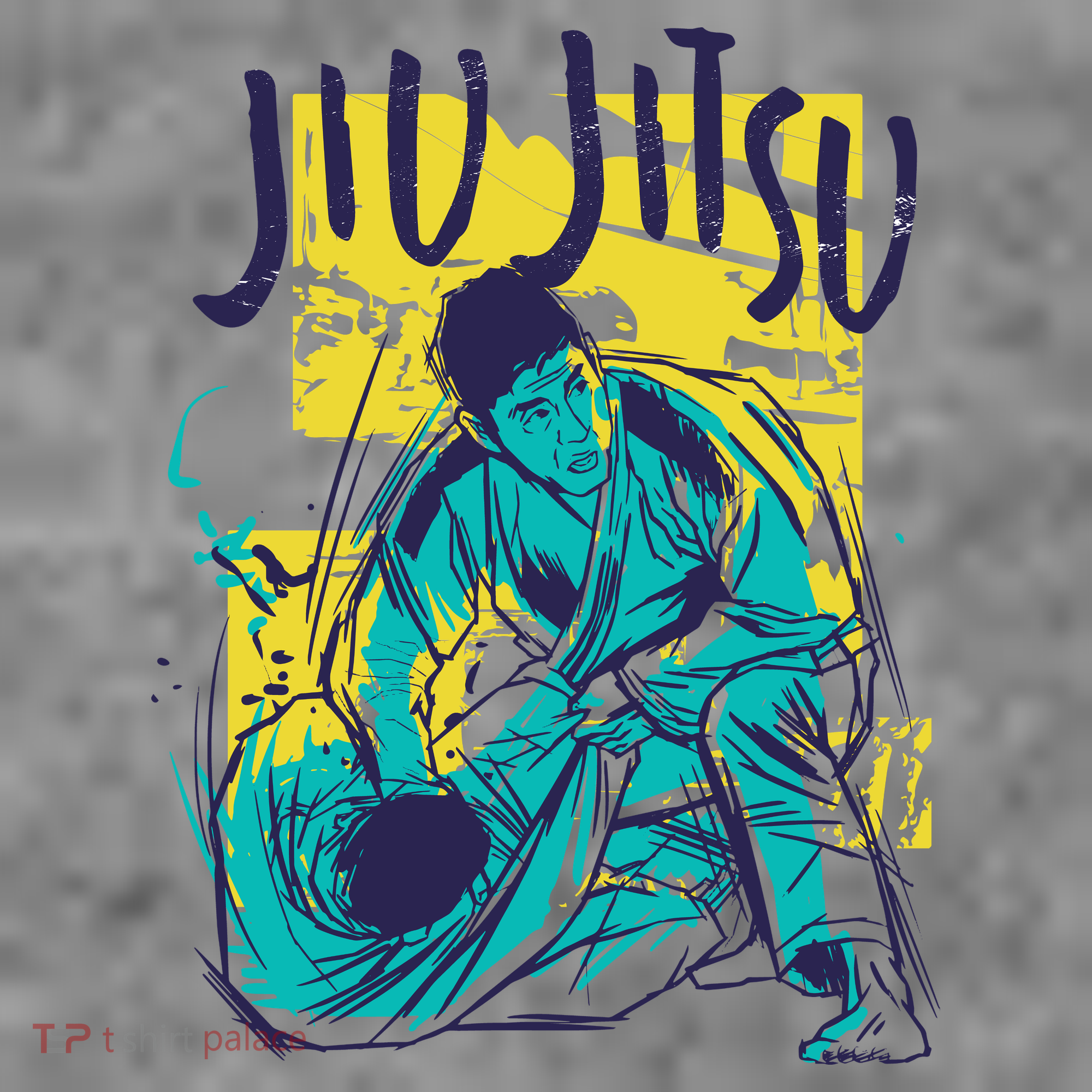 Jiu Jitsu Grunge Toddler Hoodie