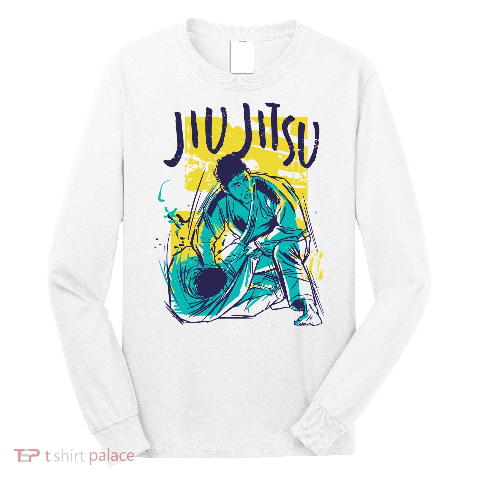 Jiu Jitsu Grunge Long Sleeve Shirt