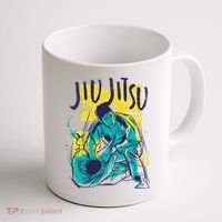 Jiu Jitsu Grunge Coffee Mug thumb 1