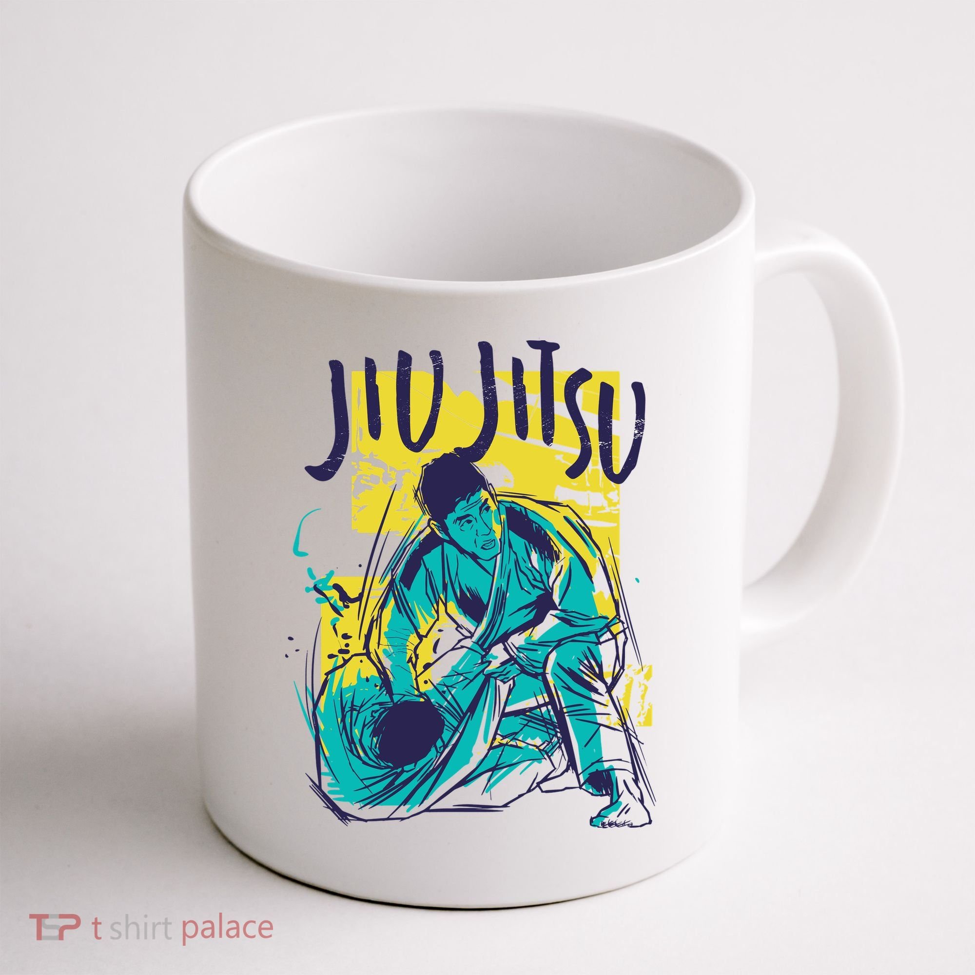 Jiu Jitsu Grunge Coffee Mug