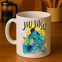 Jiu Jitsu Grunge Coffee Mug thumb 4