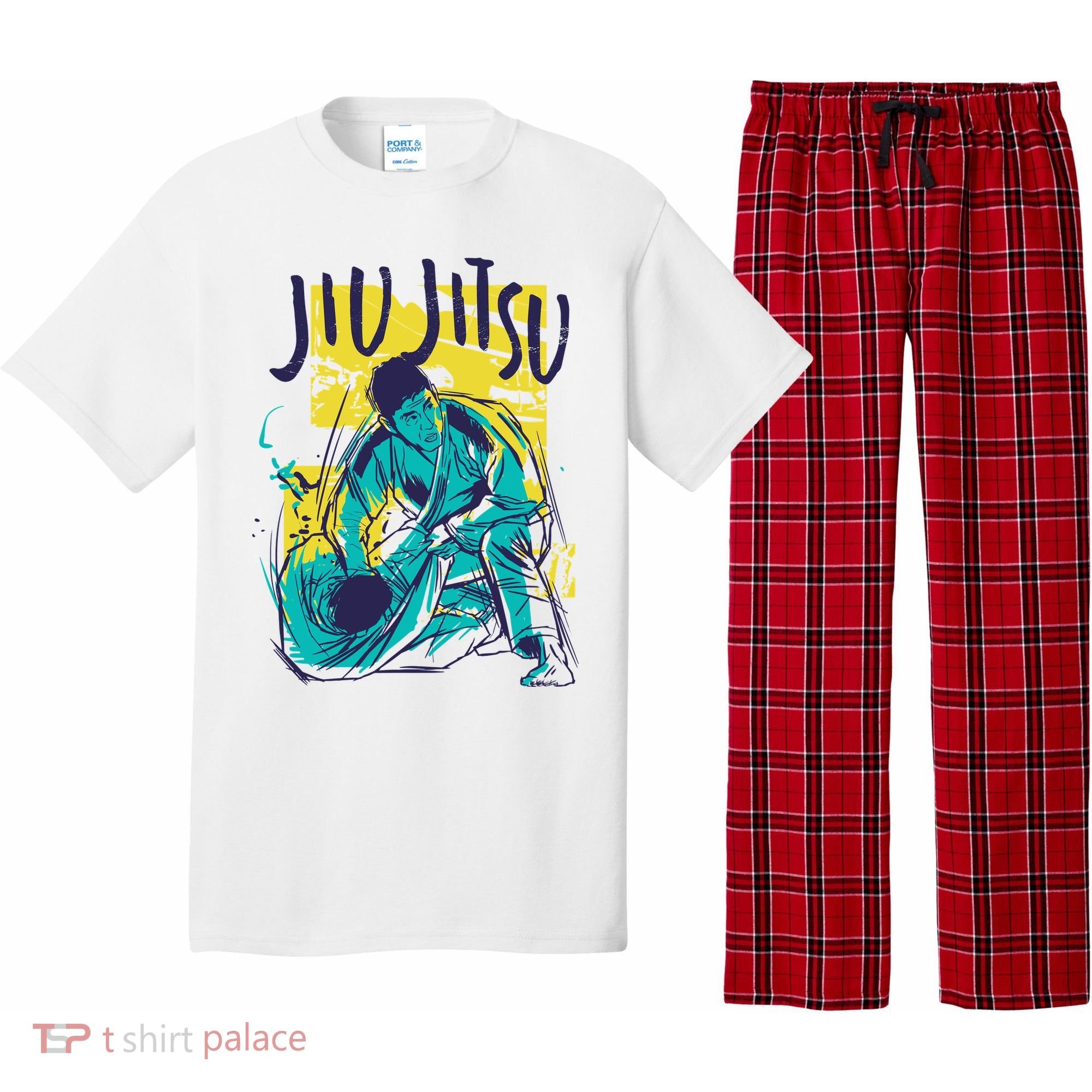 Jiu Jitsu Grunge Pajama Set