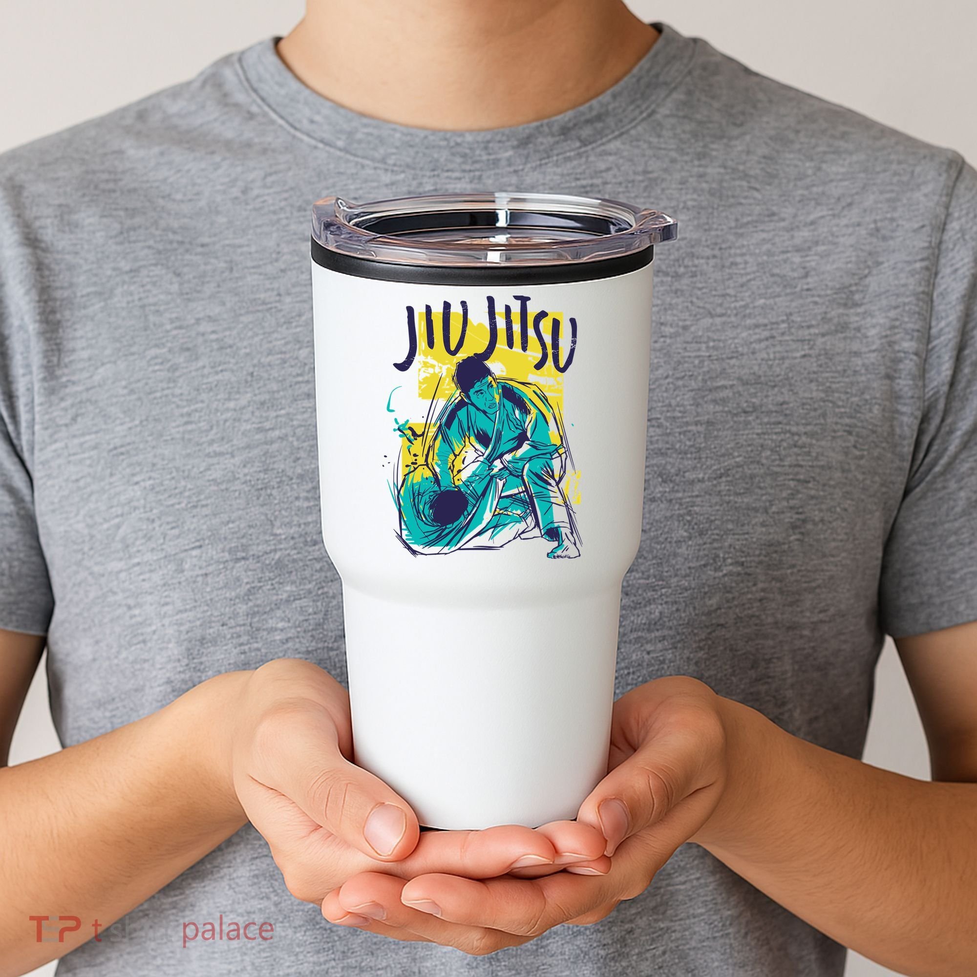Jiu Jitsu Grunge Tumbler