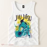 Jiu Jitsu Grunge Tank Top thumb 2