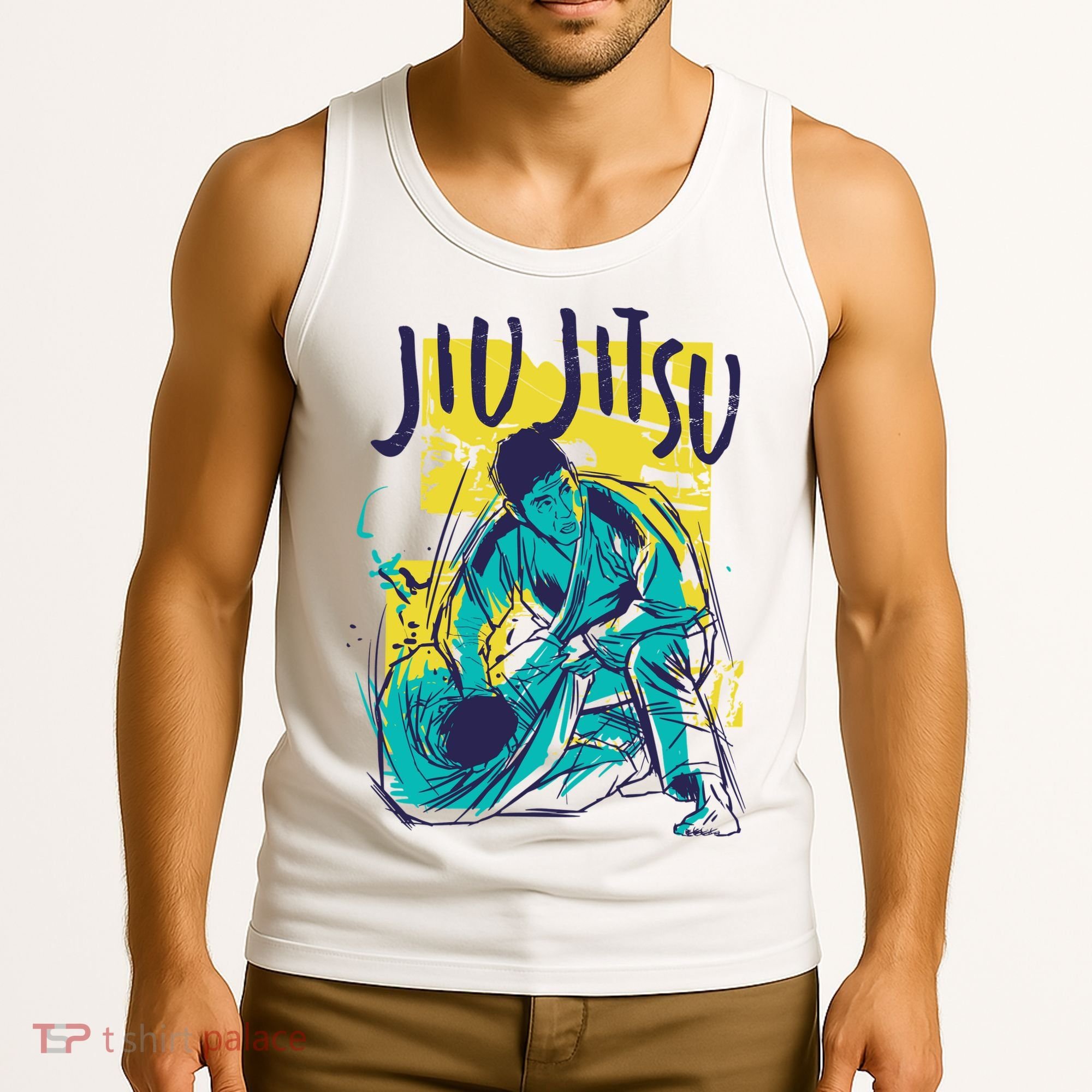 Jiu Jitsu Grunge Tank Top