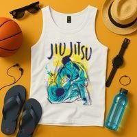 Jiu Jitsu Grunge Tank Top thumb 4