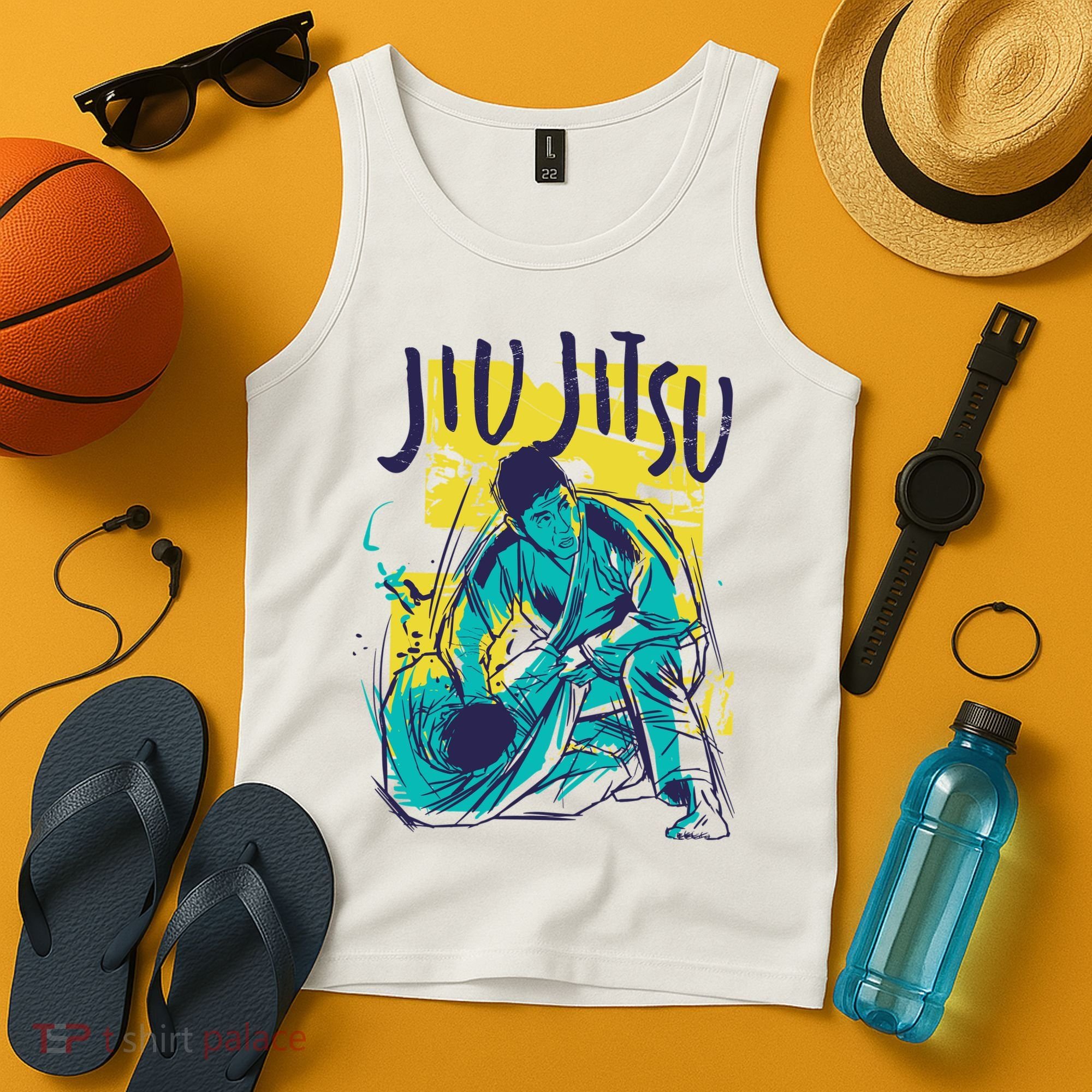 Jiu Jitsu Grunge Tank Top