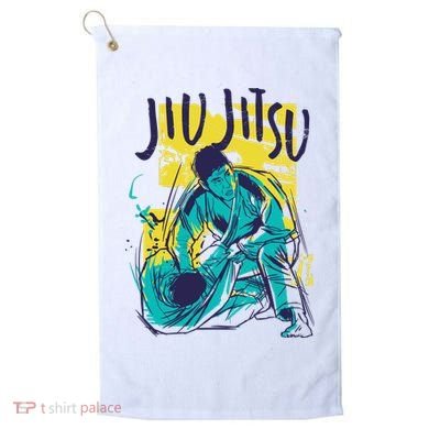Jiu Jitsu Grunge Golf Towel