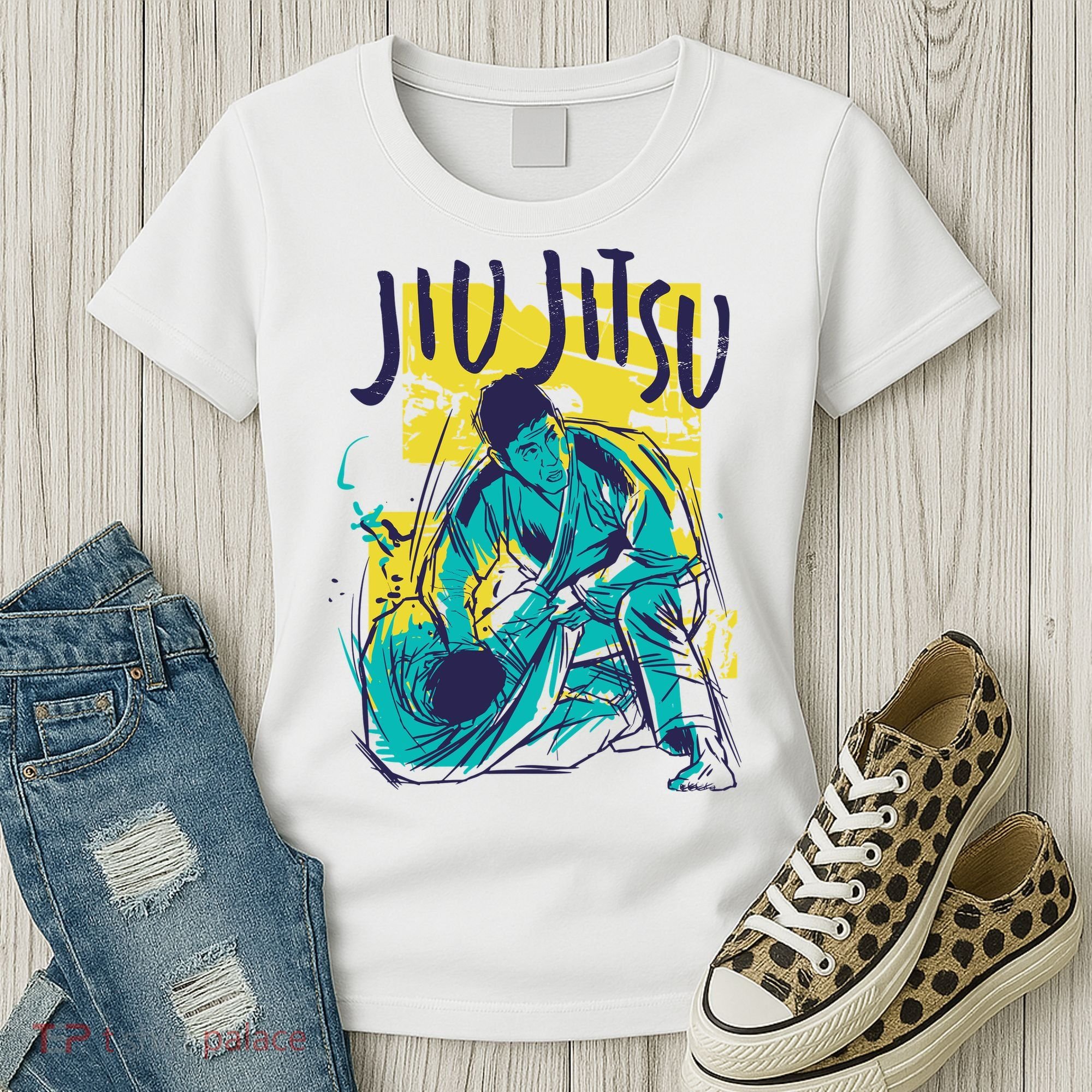 Jiu Jitsu Grunge Women's T-Shirt