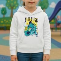 Jiu Jitsu Grunge Kids Hoodie thumb 3