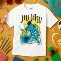 Jiu Jitsu Grunge Kids T-Shirt thumb 3