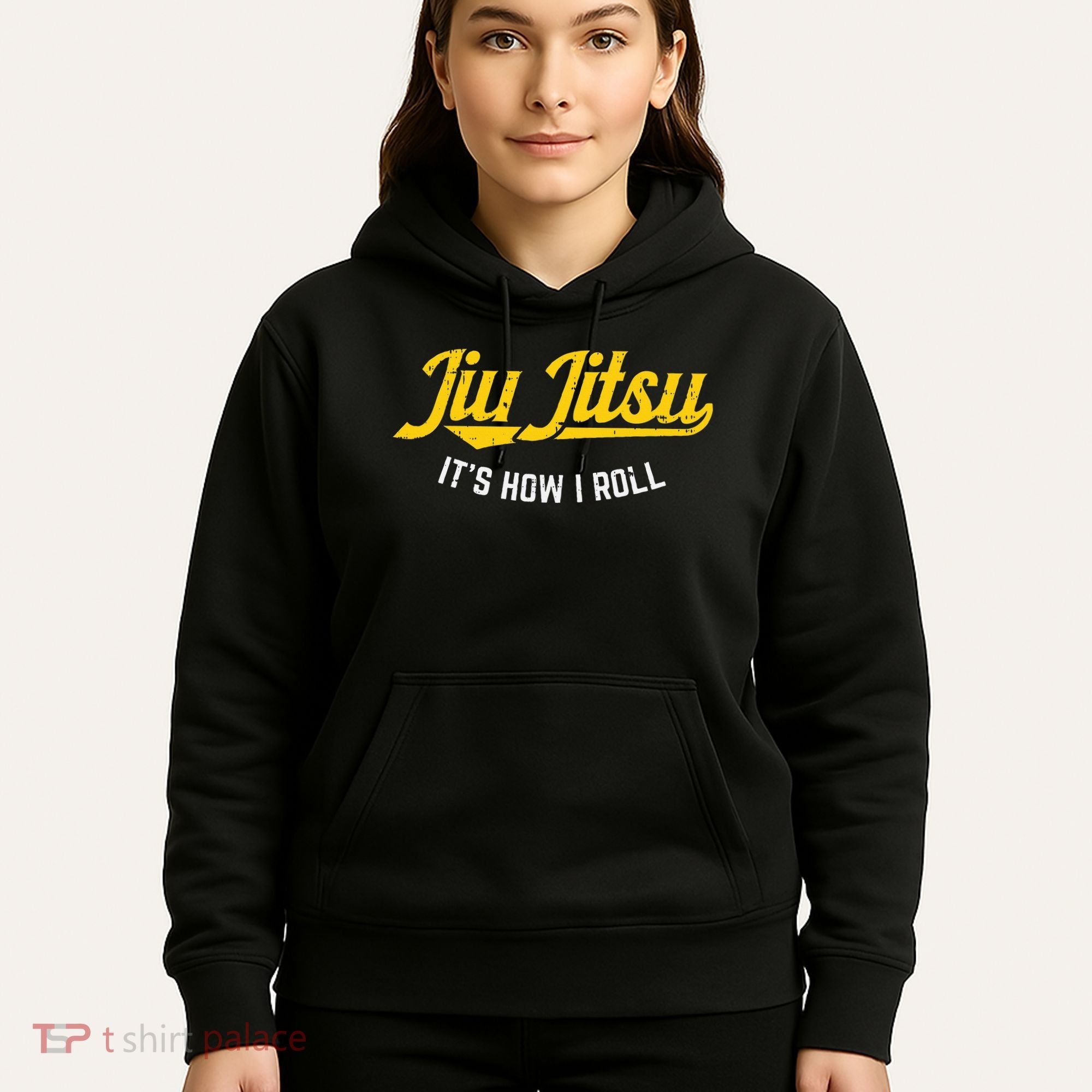 Jiu Jitsu How I Roll Funny Bjj Training Martial Arts Gift Hoodie