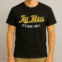 Jiu Jitsu How I Roll Funny Bjj Training Martial Arts Gift T-Shirt thumb 3