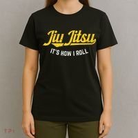 Jiu Jitsu How I Roll Funny Bjj Training Martial Arts Gift T-Shirt thumb 4