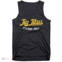 Jiu Jitsu How I Roll Funny Bjj Training Martial Arts Gift Tank Top thumb 0