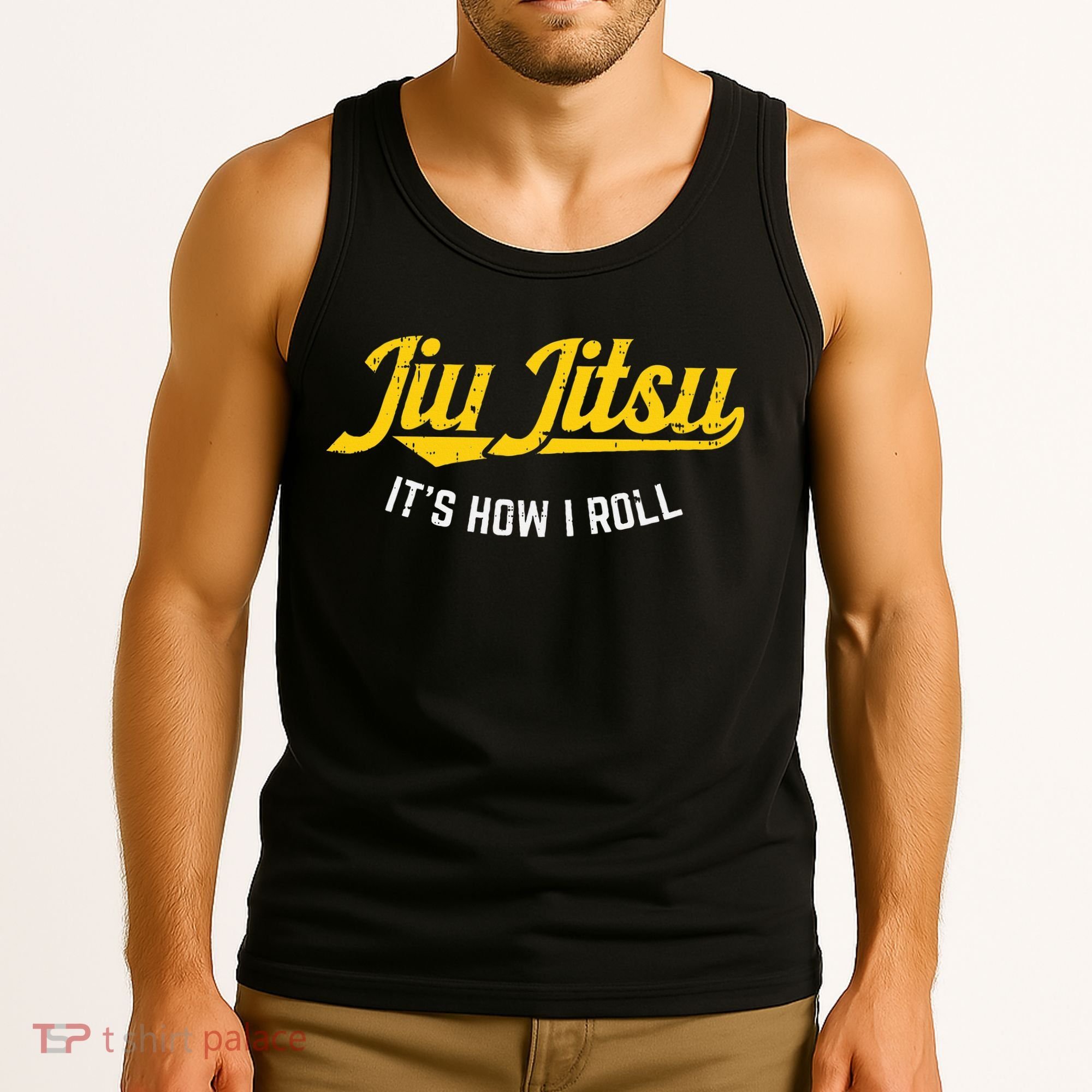 Jiu Jitsu How I Roll Funny Bjj Training Martial Arts Gift Tank Top