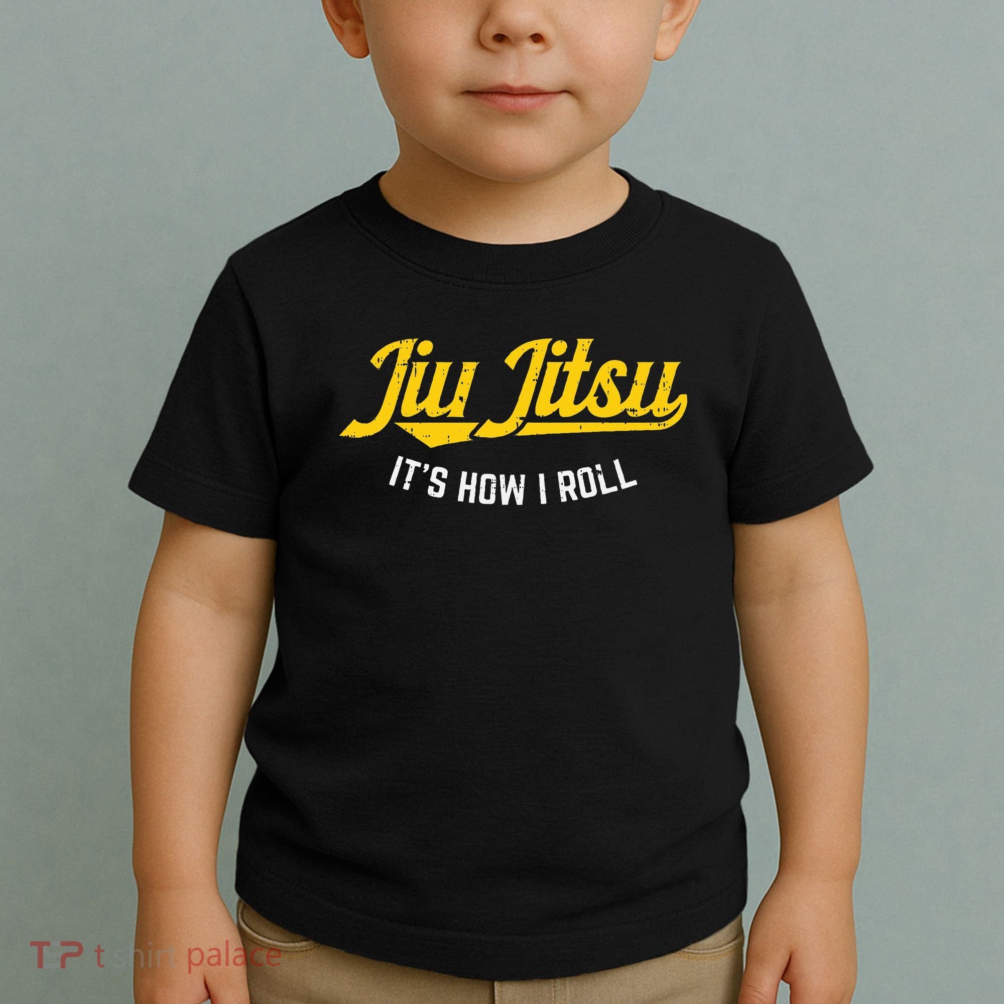 Jiu Jitsu How I Roll Funny Bjj Training Martial Arts Gift Toddler T-Shirt
