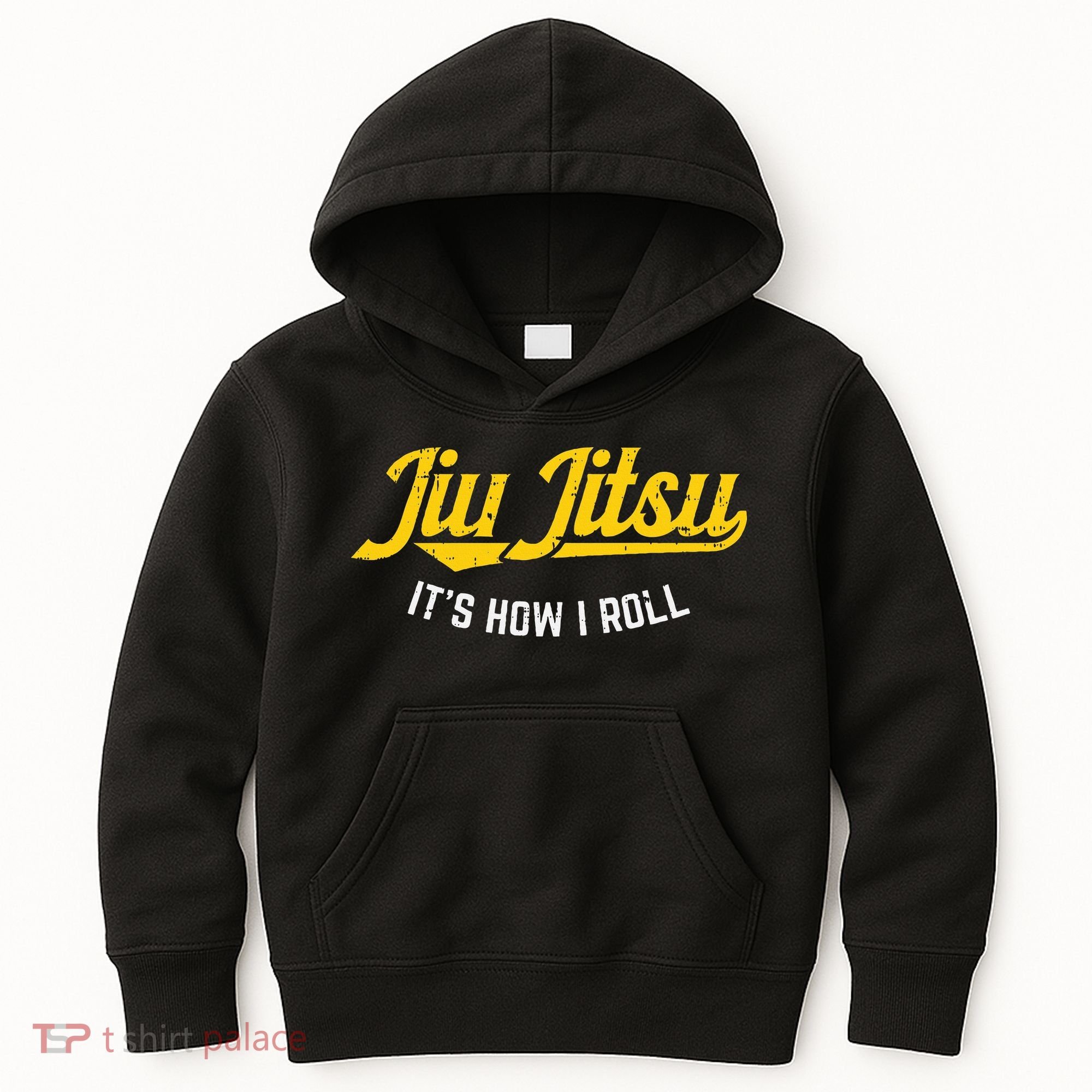 Jiu Jitsu How I Roll Funny Bjj Training Martial Arts Gift Kids Hoodie