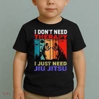 Jiu Jitsu I Don’T Need Therapy I Just Need Jiu Jitsu Toddler T-Shirt thumb 2