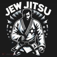 Jew Jitsu  Israeli Man Jiu Jitsu Fighter  Funny Jewish  Women's Hoodie thumb 2