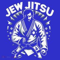 Jew Jitsu  Israeli Man Jiu Jitsu Fighter  Funny Jewish  T-Shirt thumb 7