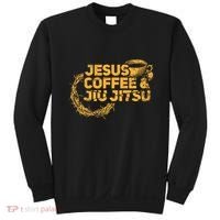 Jesus Jiu Jitsu & Coffee For Christian Martial Arts Fan Sweatshirt thumb 0