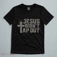 Jiu Jitsu Jesus Faith Christian Jesus DidnT Tap Out T-Shirt thumb 5