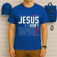 Jiu Jitsu Jesus Faith Christian Jesus DidnT Tap Out T-Shirt thumb 6