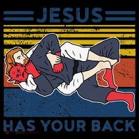 Jiu Jitsu Jesus Has Your Back BJJ MMA Jujitsu Coffee Mug thumb 5