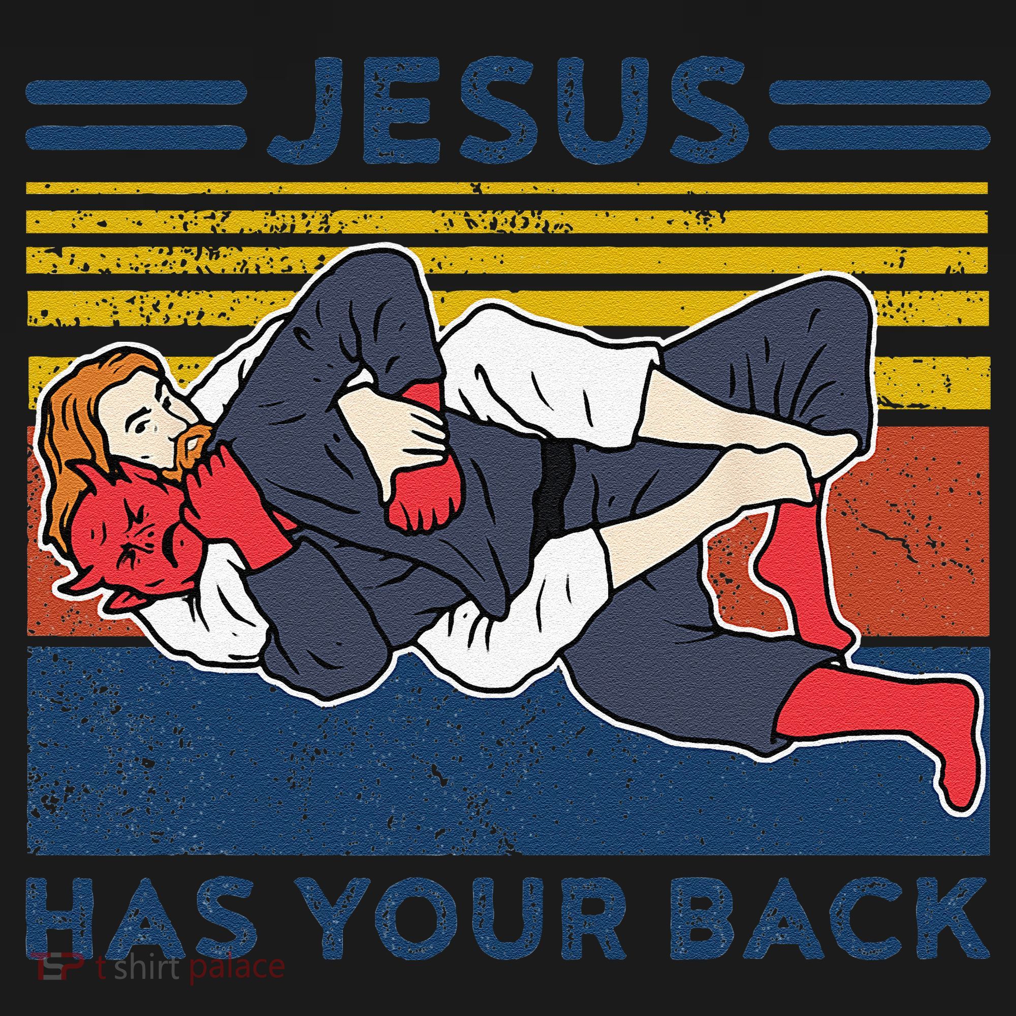 Jiu Jitsu Jesus Has Your Back BJJ MMA Jujitsu Women's Hoodie