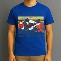 Jiu Jitsu Jesus Has Your Back BJJ MMA Jujitsu T-Shirt thumb 3