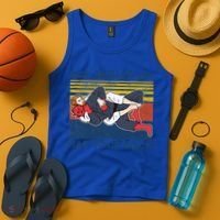 Jiu Jitsu Jesus Has Your Back BJJ MMA Jujitsu Tank Top thumb 4