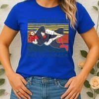 Jiu Jitsu Jesus Has Your Back BJJ MMA Jujitsu Women's T-Shirt thumb 2