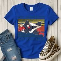 Jiu Jitsu Jesus Has Your Back BJJ MMA Jujitsu Women's T-Shirt thumb 3