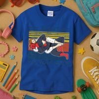 Jiu Jitsu Jesus Has Your Back BJJ MMA Jujitsu Kids T-Shirt thumb 3