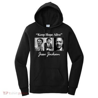 Jesse Jackson Keep Hope Alive Women's Hoodie