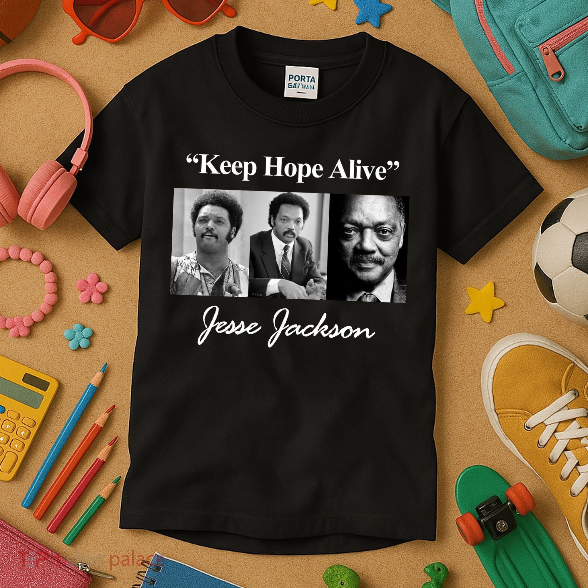 Jesse Jackson Keep Hope Alive Kids T-Shirt