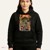 Japanese Japan Kaiju Vegetable Broccoli Anime Hoodie thumb 5