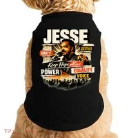 JESSE JACKSON KEEP HOPE ALIVE COLLAGE Doggie Tank thumb 0